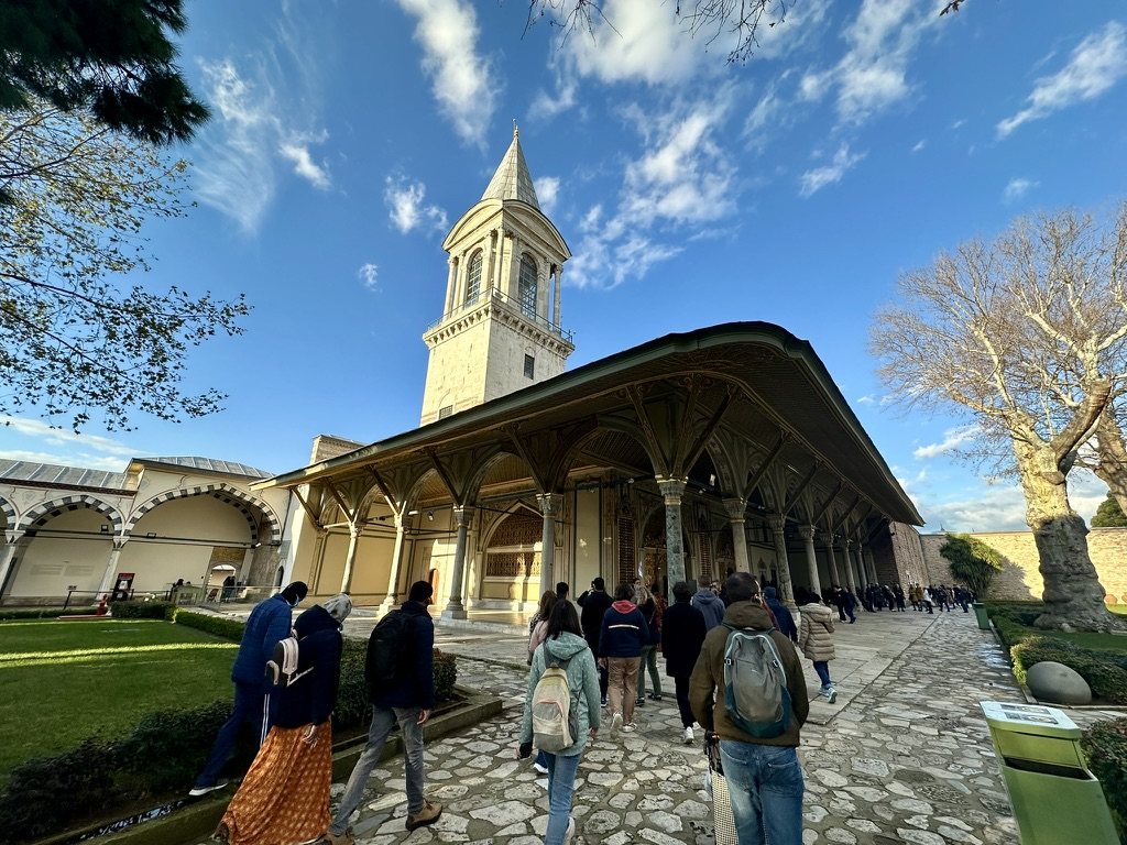 The Imperial Council hall at Topkapı, with the Tower of Justice behind