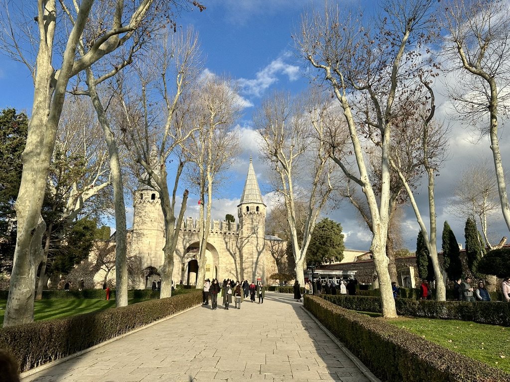 The Gate of Salutation at Topkapı Palace, with its two octagonal towers