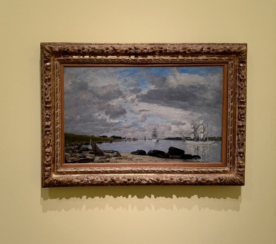 Eugène Boudin, The Bay at the Mouth of the Elorn River, Landerneau, 1871